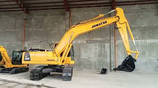 testing the Machine excavator Komatzu Pc200-8n1