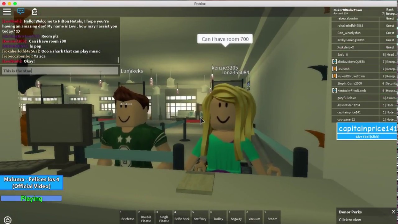 Roblox Hilton Hotel Interview aquadesigninc