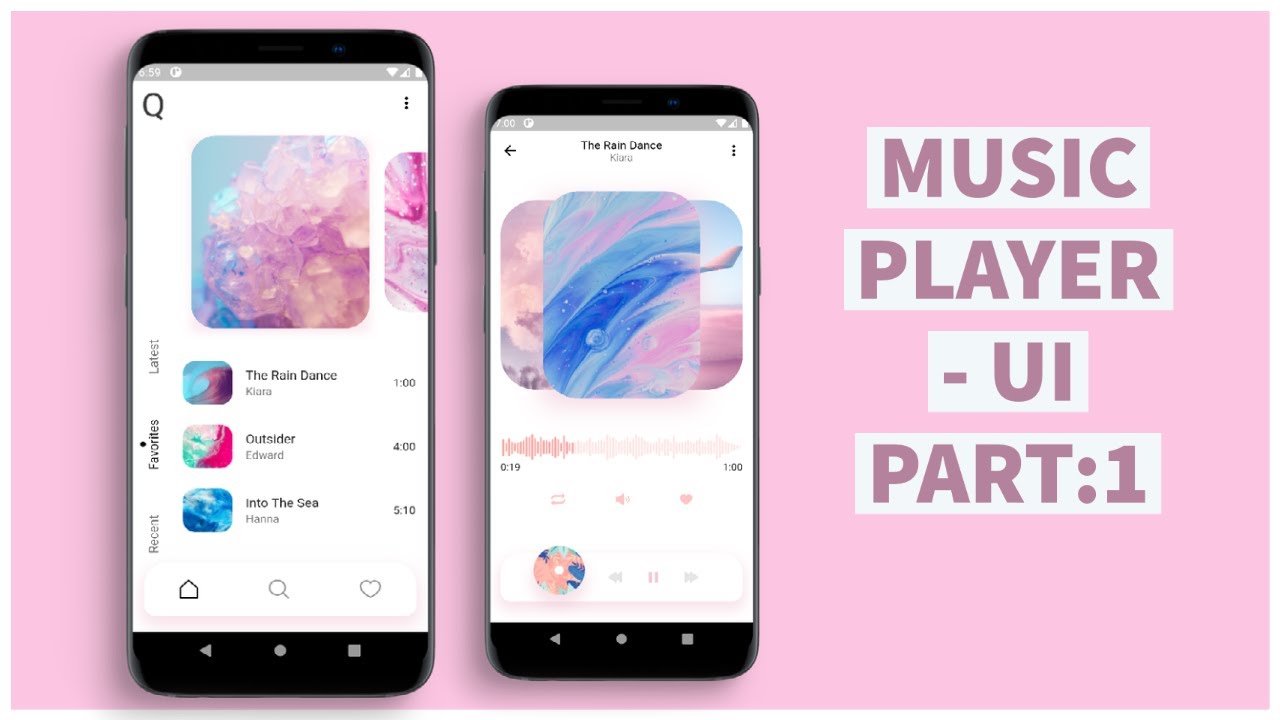 Music Player - Flutter - PART 1 - Speed Code - YouTube