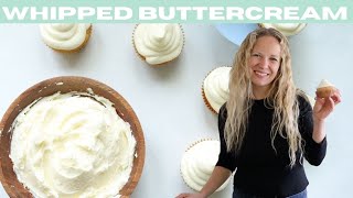 Whipped Buttercream Frosting 4 Ingredients