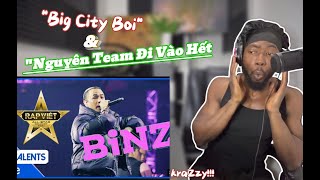 Isiboy reacting to Concert Rap Việt live "Big City Boi" & "Nguyên Team Đi Vào Hết" Good perfomance!