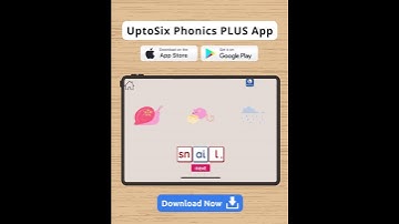 UptoSix Phonics PLUS App  Digraph ai Words  #shorts