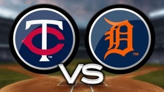 5/25/13: Twins use three-run first to beat Tigers