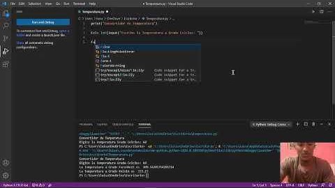 Programa con Python Convertidor de Temperaturas