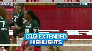 Michigan State at Rutgers | Extended Highlights | Big Ten Volleyball | 10/23/2026