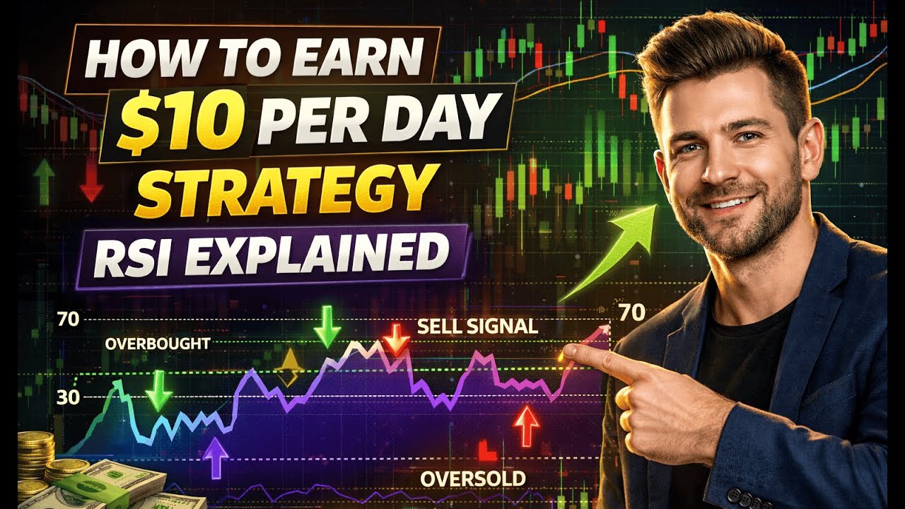 RSI Indicator එකෙන් දිනකට $10 | Simple Forex Strategy with Live Trade ...