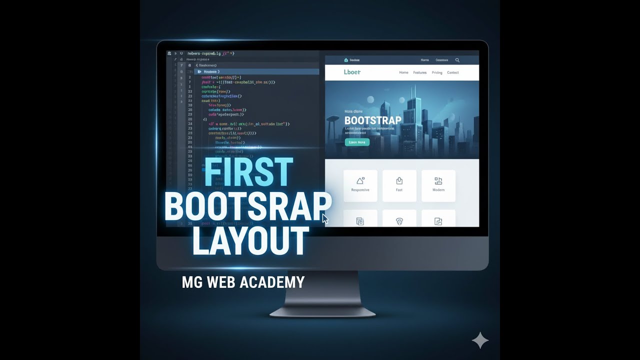 Bootstrap Tutorial for Beginners: Getting Started & First Layout - YouTube