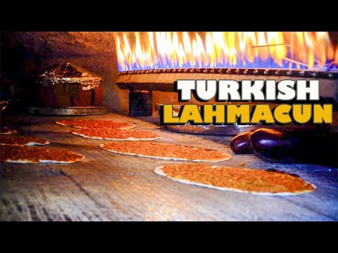 The Most Popular Food In Turkey | Lahmacun The Turkish Pizza | Turkish Street Foods