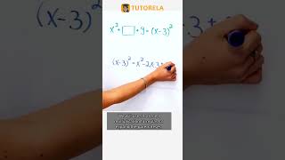 Solve x² + ? + 9 = (x-3)²: Missing Term Revealed! #Math #ShortMultiplicationFormulas