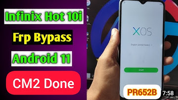 Infinix Hot 10i SPD PR652B Frp Bypass CM2 Done।