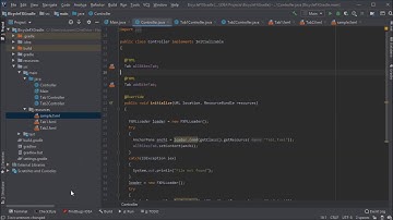 JavaFX: FXML, Controllers, and a TabPane