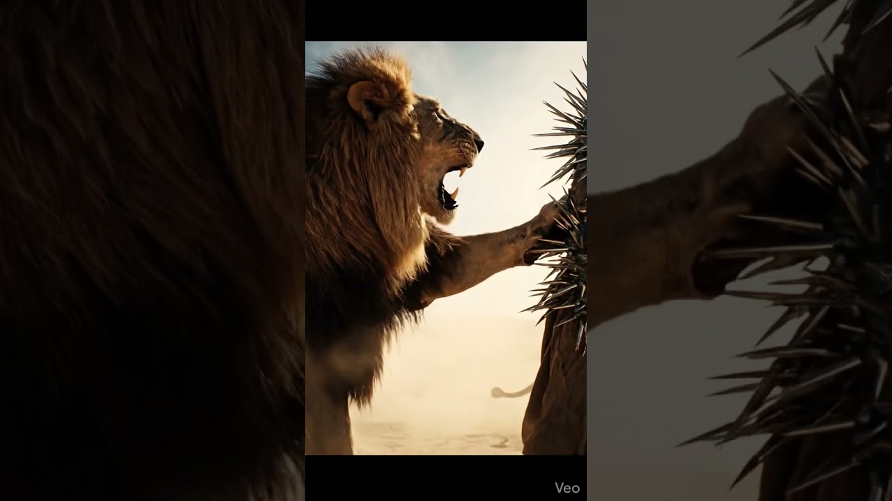 Lions Attacked Him… But Regretted It 😱🦁 | Spiked Man AI Video