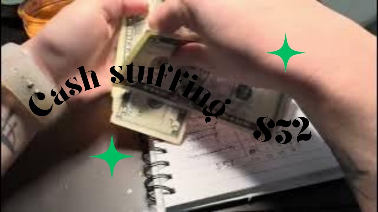 What to do when you overspend | Cash stuff $52 with me(:
