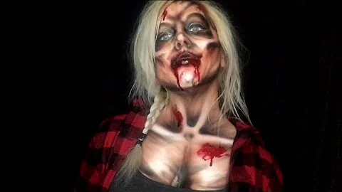 Airbrush Zombie Face Paint Body Art Make Up Hallow...