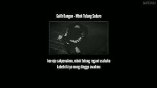 mbok tulong sadaro - (galih bangun) - slowed riverb lirik lagu