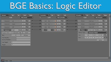 BGE Basics: Logic editor