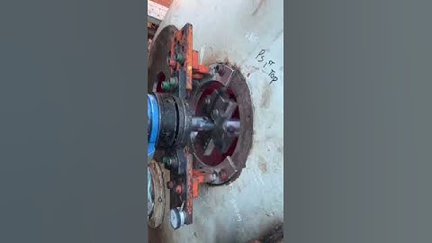 Restoration of deck winch bearing housing