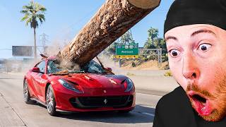 Reacting to SUPER REALISTIC CAR CRASHES!