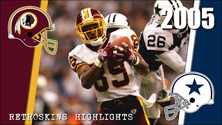 2005: Washington Redskins vs Dallas Cowboys Remastered NFL Highlights