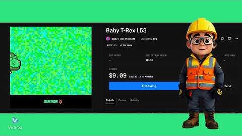 “#nft #pixelart Made via  C/C++ | Baby T-Rex ” #nft2025 #nftart #nftcollector