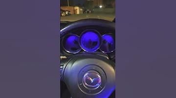 Rx8 Gauge Cluster 3 lighting modes #automobile #Rx8 #Renesis