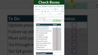 ADD Check Boxes to Your Excel Spreadsheet FAST!