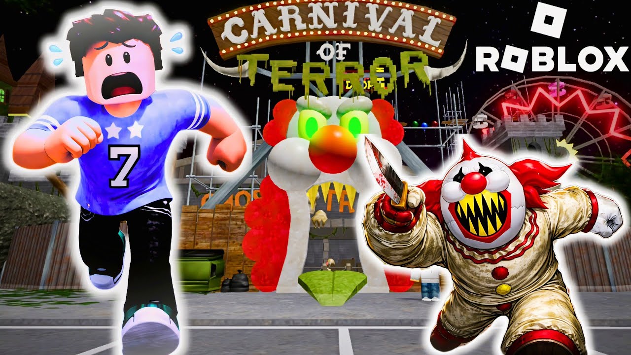Escaping From Carnival Of Terror | Roblox | Horror | Hard | Funny 