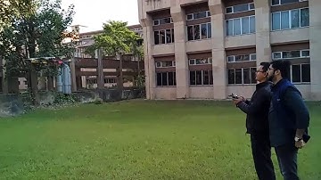 Octocopter Flying Drone IIT Guwahati Test