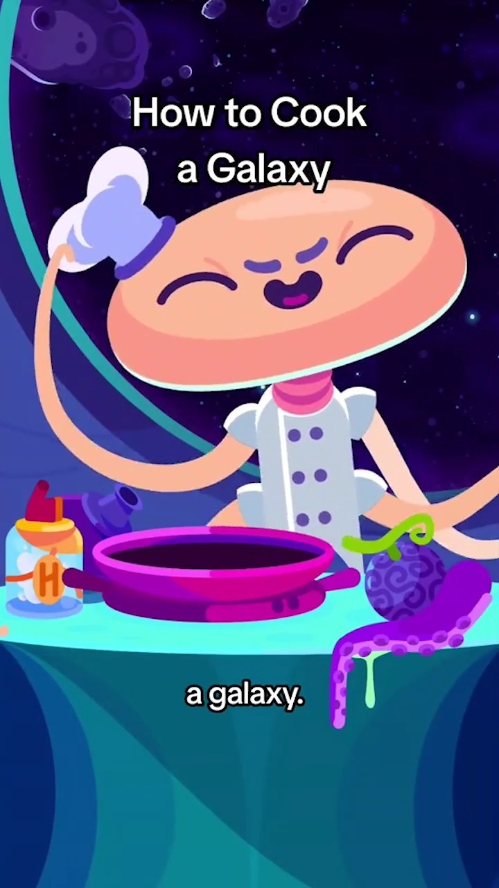 Let's Cook a Galaxy #kurzgesagt #shorts