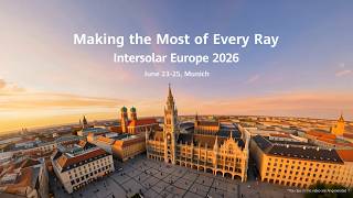 Intersolar Europe 2026 is coming！