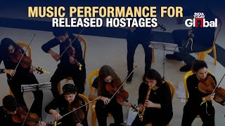 LIVE: Music performance held for released hostages at Beilinson Hospital