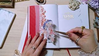 ASMR Journal💖🎎✨Summer Festival Floral Journal