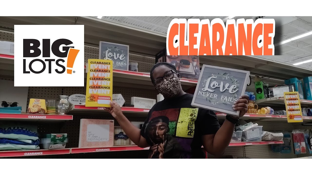 BIG LOTS CLEARANCE SHOP WITH ME SHOP WITH ME YouTube