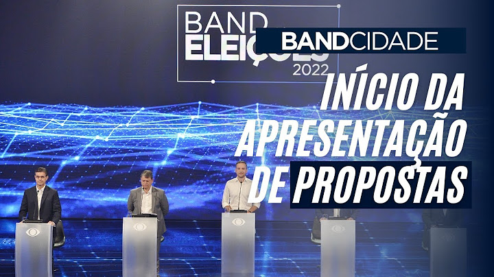 1º Debate ao Governo de SP: teve propostas e provocações