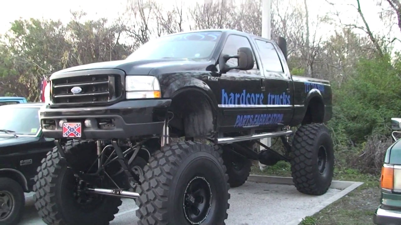 Nice Big Tall Redneck 4WD Ford Truck - YouTube