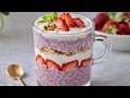 chia pudding recipe High Protein Heart & Diabetic Friendly Breakfast Recipe Probiotic avocado 🥑