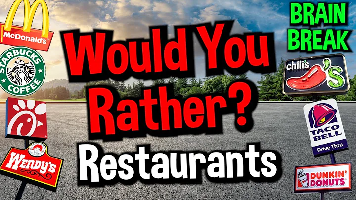 Would You Rather? Workout! (Restaurants Edition) Family Fun Fitness - Brain Break - This or That - DayDayNews