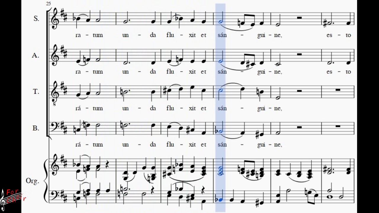 Choir/chór W. A. Mozart Ave verum corpus Tenor + organ YouTube