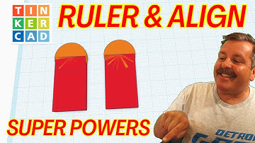Unleash Tinkercad Super Powers Ruler & Align Tips in Minutes! Beginner Ready