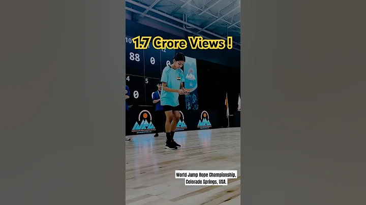 Team India 🇮🇳 World Jump Rope Championship - Swarali Kumbhar : Speed Sprint #sports