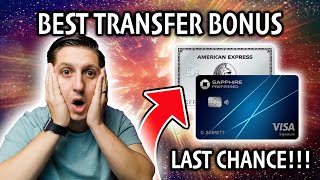 Transfer Bonus | Last Chance for 80,000 Sign Up Bonus | All New 75,000 Sign Up Bonus