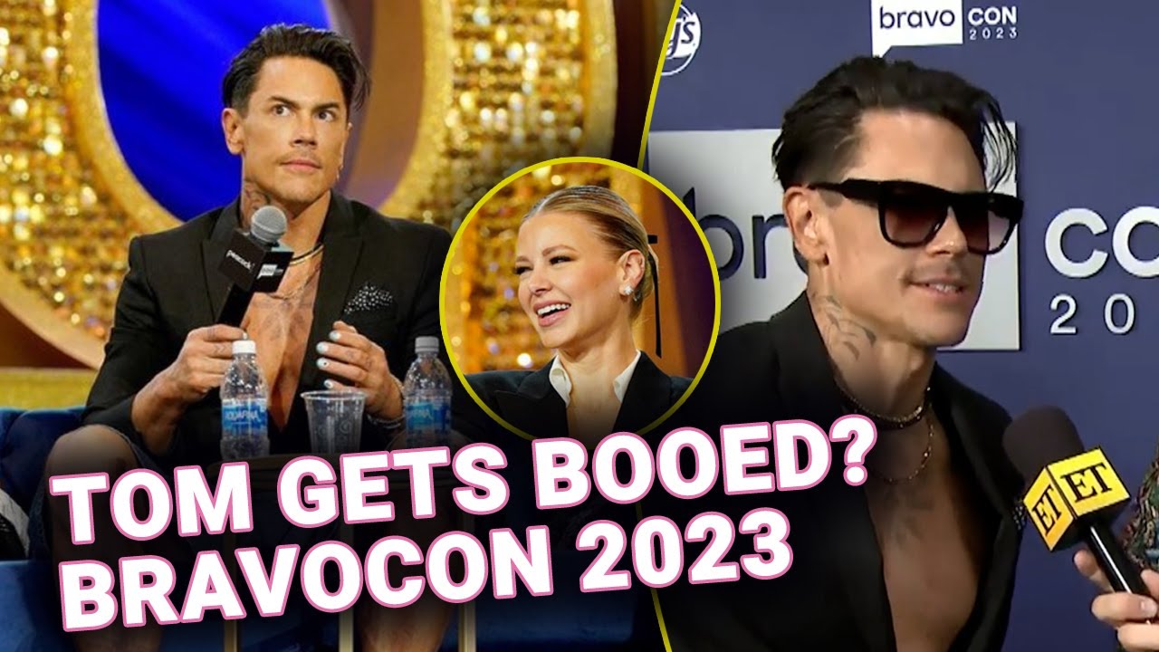 Tom Sandoval REACTS to Getting Booed at Bravocon 2023 Vanderpump Rules