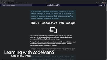 Learn Basic CSS by Building a Cafe Menu - Intro