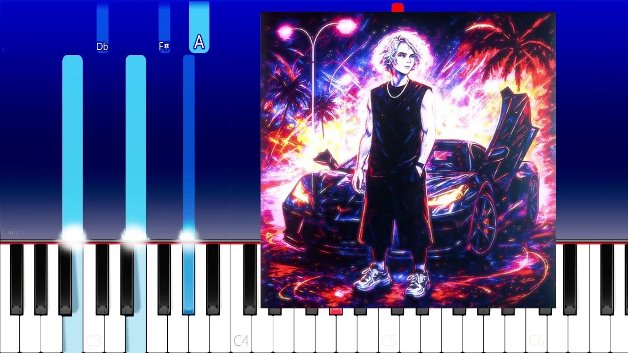 MONTAGEM DIVERTIDO - NUEKI (Piano Tutorial)