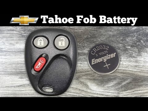 2003 – 2006 Chevy Tahoe Key Fob Battery Replacement – How To Replace Change LHJ011 Remote Batteries