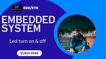 How To Turn An Led On And Off Using Pic16f877a |Embedded System | Proteus & PIC-C compiler | EEE/ETE