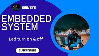 How To Turn An Led On And Off Using Pic16f877a |Embedded System | Proteus & PIC-C compiler | EEE/ETE