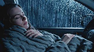 Soft Rain on Car Roof During Cozy Midnight for Anxiety Relief Sleep screenshot 1
