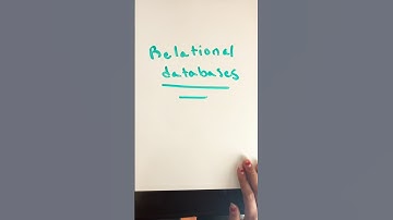 What are relational databases?