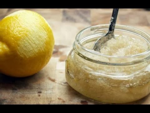 DIY - Exfoliante de limón, miel y menta para regalar!